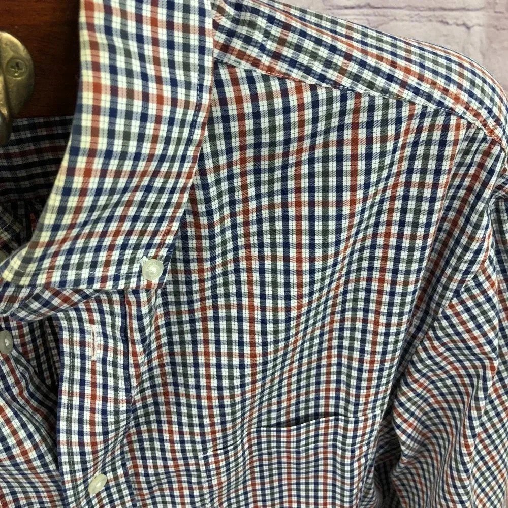 daniel cremieux signature collection men's button front shirt sz large - Picture 2 of 4
